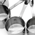Metal Measuring Cups Set Stainless Steel 4pcs Measuring Cups Set With Scale Manufactory